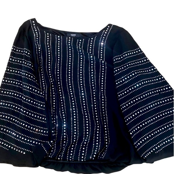 Alfani Petite Wide-Arm Polyester Women’s Top - Picture 1 of 7